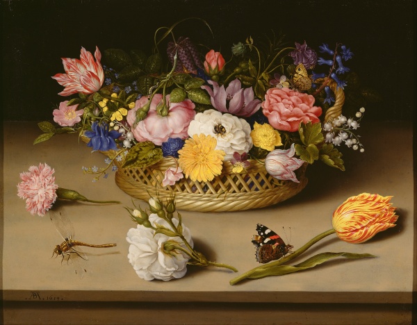 Ambrosius Bosschaert the Elder - Dutch Flower Still Life. Image courtesy of Wikipedia.