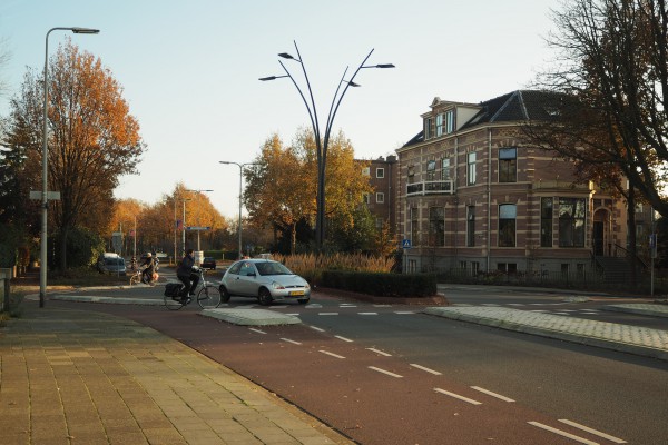 The famous roundabout in Zwolle.