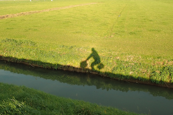 Me and my Brompton in Bike Utopia...